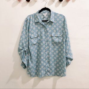 ✨SALE✨ Loft Floral Button Down Sz XL